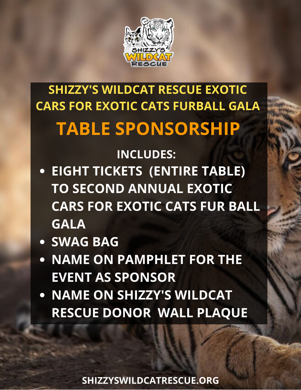 Exotic Cars for Exotic Cats Fur Ball Gala Sponsorship